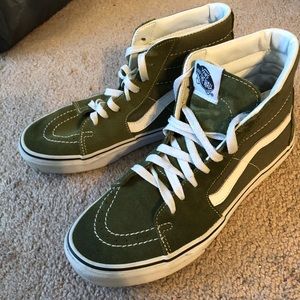 Green high top vans